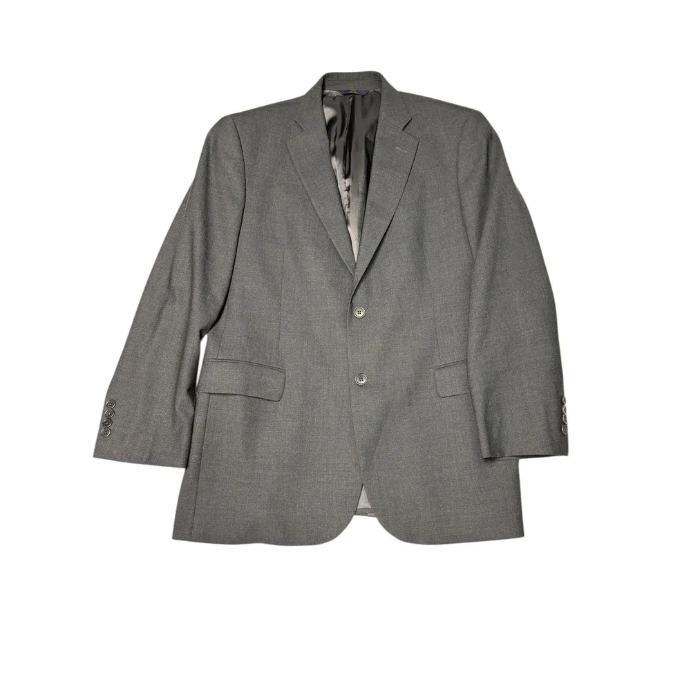 Brooks Brothers 346 Men's NAVY color Wool‎ Blend Suit Blazer Jacket 43R Stretch